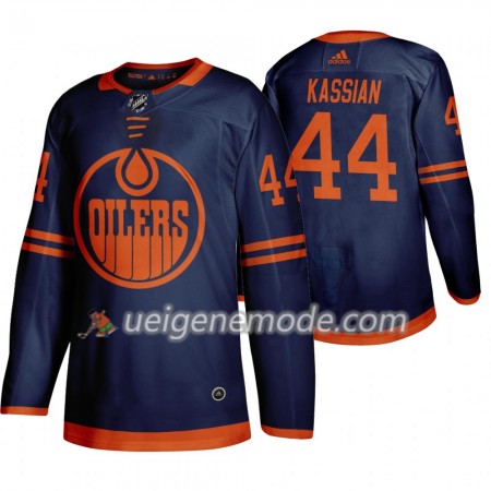 Herren Eishockey Edmonton Oilers Trikot Zack Kassian 44 Adidas 2019-2020 Blau Authentic